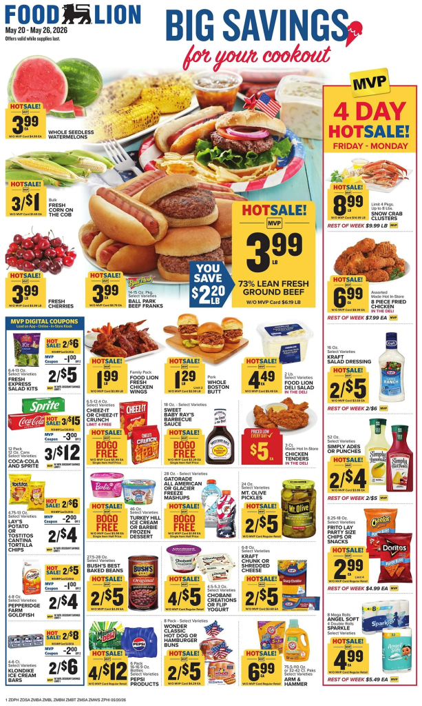 food lion weekly ad Big Savings for you checkout